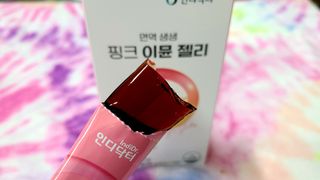 [인디닥터] 면역 생생 핑크 이뮨 젤리 — 5점을 준 리뷰어가 2022년 4월 올린 사용 사진
