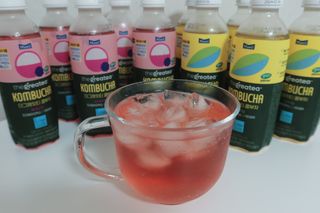더그레잇티 콤부차 [매일유업] 더그레잇티 44kcal 콤부차 300ml *12개입 (오리지널 6개+베리리치 6개) — 5점을 준 리뷰어가 2023년 7월 올린 사용 사진