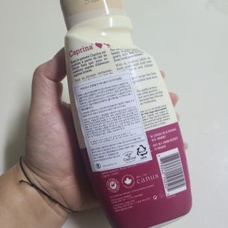 (구패키지)카프리나 프레쉬 산양밀크 어메이징 바디워시 500ml(오리지널향) — 5점을 준 리뷰어가 2023년 1월 올린 사용 사진