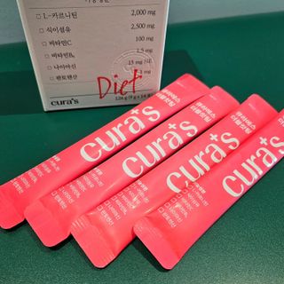 [큐라에스] 최신 다이어트 원료! 6중 기능성 더블컷팅 126g(2주일 분) — 5점을 준 리뷰어가 2023년 12월 올린 사용 사진