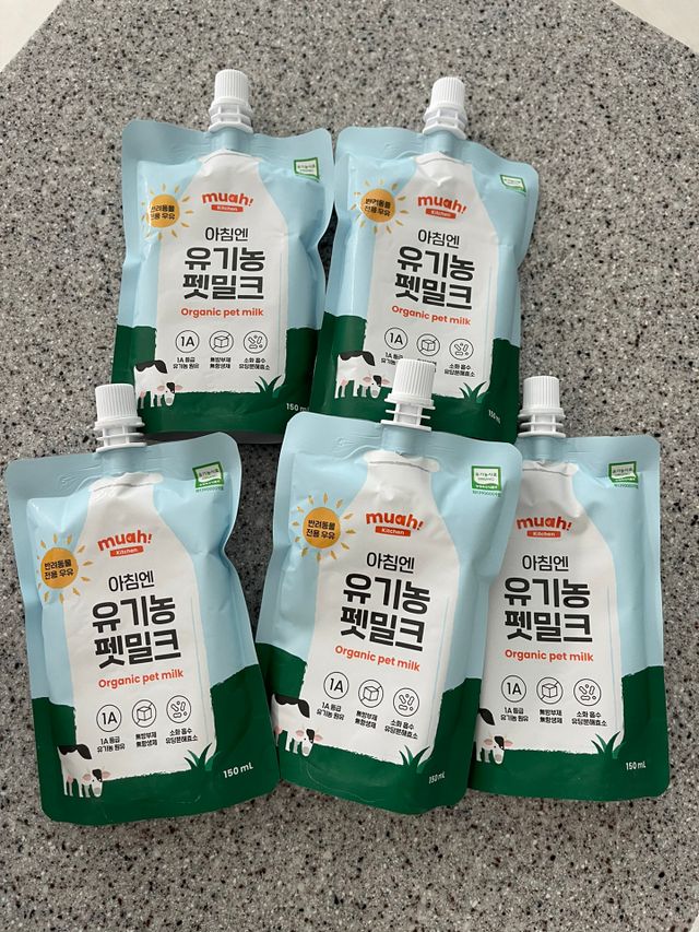 [무아키친] 아침엔 유기농 펫밀크 리뷰 사진