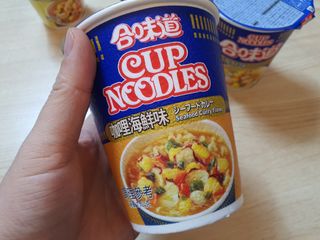 NISSIN 닛신 컵누들  4종 - 씨푸드오리지날, 씨푸드 스파이시, 씨푸드 커리, 씨푸드 XO소스 — 5점을 준 리뷰어가 2022년 12월 올린 사용 사진