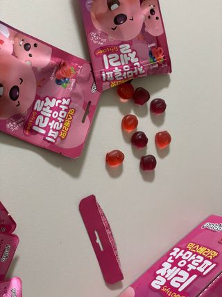 [팔도] 잔망루피젤리 믹스베리맛 42g 8개 — 4.5점을 준 리뷰어가 2022년 2월 올린 사용 사진