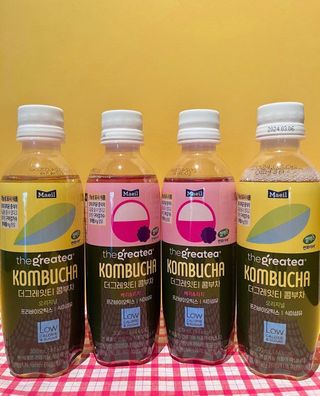 더그레잇티 콤부차 [매일유업] 더그레잇티 44kcal 콤부차 300ml *12개입 (오리지널 6개+베리리치 6개) — 5점을 준 리뷰어가 2023년 8월 올린 사용 사진