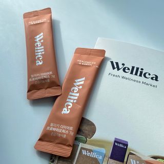 웰리카 다이어트 프로바이오틱스 — 4점을 준 리뷰어가 2021년 2월 올린 사용 사진