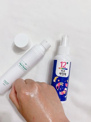 셀바이져 항균 스프레이 핸드워시 + 키즈세정제 SET — 5점을 준 리뷰어가 2021년 3월 올린 사용 사진