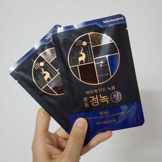 광동생활건강 [광동] 바르게 만든 녹용, 광동정녹청 — 5점을 준 리뷰어가 2021년 11월 올린 사용 사진