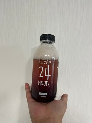 클린24시간 1BOX(5포) + 전용보틀(500ml) — 5점을 준 리뷰어가 2022년 8월 올린 사용 사진