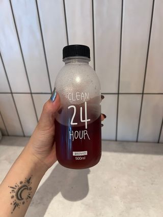 클린24시간 1BOX(5포) + 전용보틀(500ml) — 5점을 준 리뷰어가 2023년 7월 올린 사용 사진