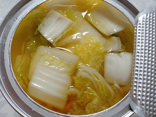 셰프애찬 단호박 백김치 1kg — 5점을 준 리뷰어가 2022년 10월 올린 사용 사진