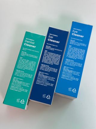 [댕모어 클리너 3종] 아이클리너 / 이어클리너 / 덴탈클리너 3종 세트 (120ml) — 5점을 준 리뷰어가 2023년 8월 올린 사용 사진
