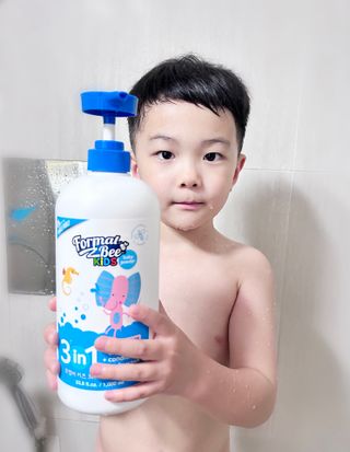 포멀비 키즈 3in1 1000ml /  베이비파우더향 — 5점을 준 리뷰어가 2025년 7월 올린 사용 사진