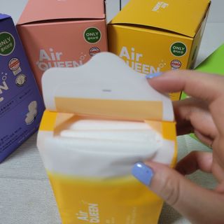 에어퀸 뉴브레스 유기농 생리대 4종 (팬티라이너 20P + 중형 10P + 대형 10P + 오버나이트 8P)_체험단 — 5점을 준 리뷰어가 2024년 6월 올린 사용 사진
