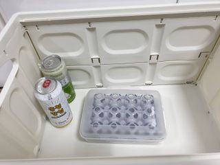 나무드 [nothing] 접이식 폴딩박스 수납 정리함 공간 리빙 박스 56L — 5점을 준 리뷰어가 2021년 10월 올린 사용 사진