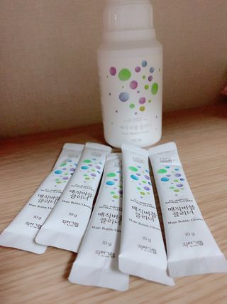 자연그램 매직버블클리너 스틱형 5포x 2세트 — 5점을 준 리뷰어가 2021년 1월 올린 사용 사진
