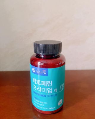 짱스마일 락토페린 프리미엄 정 1000ml x 60정 — 5점을 준 리뷰어가 2023년 1월 올린 사용 사진
