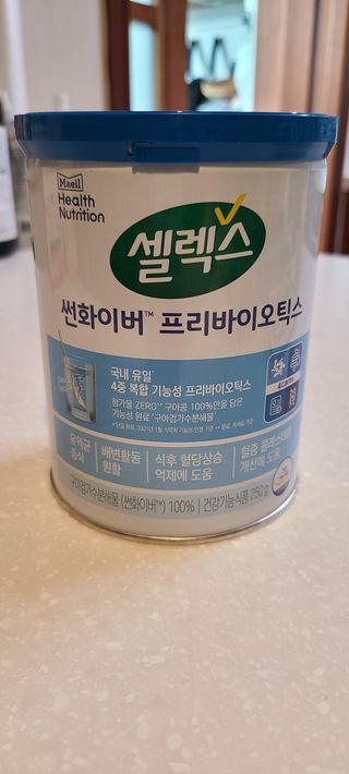 셀렉스 썬화이버 프리바이오틱스 — 4점을 준 리뷰어가 2021년 12월 올린 사용 사진