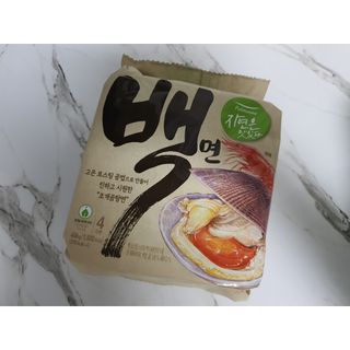[풀무원] 자연은맛있다 정면, 백면, 홍면  세트 — 5점을 준 리뷰어가 2021년 4월 올린 사용 사진