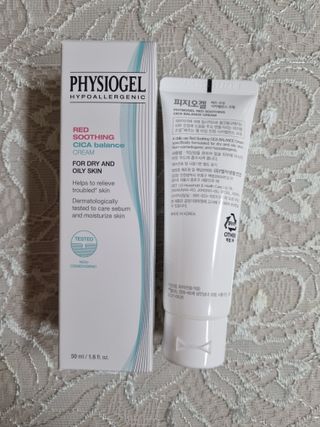 피지오겔 레드수딩 시카밸런스 크림 50ml — 5점을 준 리뷰어가 2022년 4월 올린 사용 사진