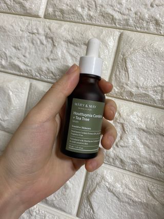 마리엔메이 센서티브 수딩 젤 크림 + 어성초 티트리 추출물 세럼 + 어성초 티트리 모공 클렌징 폼 — 5점을 준 리뷰어가 2021년 9월 올린 사용 사진