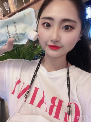 아므_이너뷰티 라이트 앤 딜라이트 밀 민트 초코 — 5점을 준 리뷰어가 2021년 8월 올린 사용 사진