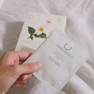 딜라이트 프로젝트 블렌딩티 우엉호박티, 히비후르츠티, 쟈스민캐모티 — 5점을 준 리뷰어가 2021년 7월 올린 사용 사진