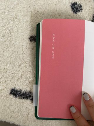 응원과 위로가 필요한 당신에게  리훈 하고싶은말 스터디 플래너 — 5점을 준 리뷰어가 2021년 5월 올린 사용 사진