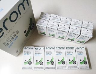 이롬 erom 황성주박사의 국산콩 두유 검은콩 고칼슘 — 5점을 준 리뷰어가 2020년 12월 올린 사용 사진