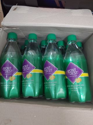 몽베스트 Montbest with Sparkling water Lemon OR Lime 20병(랜덤) — 5점을 준 리뷰어가 2022년 5월 올린 사용 사진