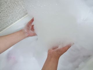 버블데이 배쓰밤 거품입욕제 버블바 6종 — 5점을 준 리뷰어가 2021년 9월 올린 사용 사진