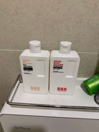 트리플에스 탈모 샴푸 275ml + 실크 트리트먼트 275ml — 4.5점을 준 리뷰어가 2021년 4월 올린 사용 사진
