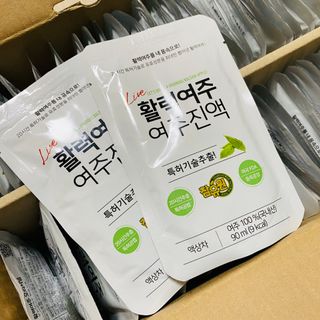 참유원 특허제조 활력 여주진액 여주즙 50포 — 5점을 준 리뷰어가 2022년 1월 올린 사용 사진
