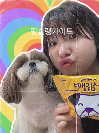 안심댕면 강아지라면 5봉지+쓰담쓰담 종합영양제 2스틱 샘플 증정 — 5점을 준 리뷰어가 2022년 8월 올린 사용 사진