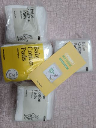 디어엘로디 프리미엄 유기농 베이비 솜티슈 40매 3 + 1 PACK — 5점을 준 리뷰어가 2021년 2월 올린 사용 사진
