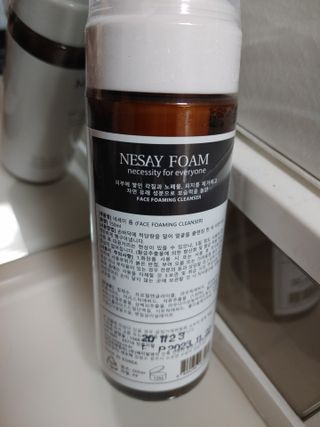 NESAY 네세이 크림 폼클렌져 포맨 150mL 남자폼클렌져 — 4.5점을 준 리뷰어가 2021년 5월 올린 사용 사진