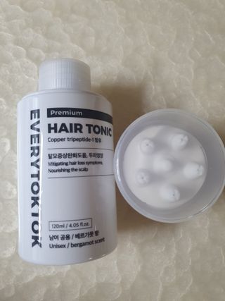 소담스퀘어 상암 에브리톡톡 헤어토닉 120ml — 5점을 준 리뷰어가 2022년 11월 올린 사용 사진