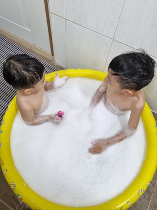 버블데이 배쓰밤 거품입욕제 버블바 6종 — 5점을 준 리뷰어가 2021년 8월 올린 사용 사진