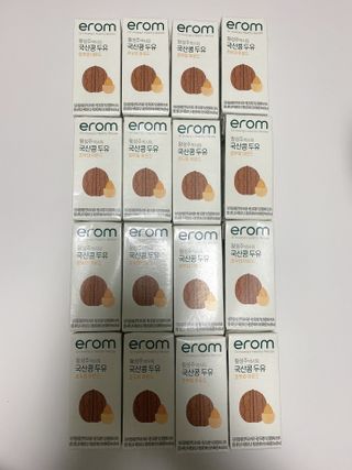 이롬 erom 황성주박사의 국산콩 두유 호두와 아몬드 — 5점을 준 리뷰어가 2020년 12월 올린 사용 사진