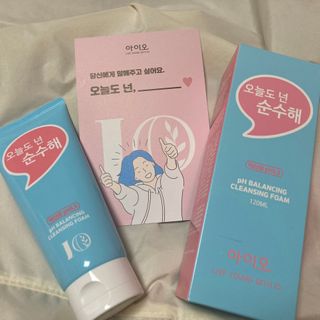 IO 아이오 오늘도 넌 순수해 - 약산성 클렌징폼 — 5점을 준 리뷰어가 2021년 2월 올린 사용 사진