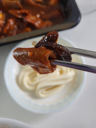 자연풍미 문어직화볶음 3종 (불고기, 불곱창, 치즈불닭) — 5점을 준 리뷰어가 2022년 6월 올린 사용 사진