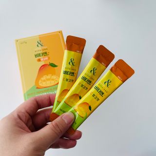 비타앤C 레몬맛, 망고맛 — 3.5점을 준 리뷰어가 2021년 6월 올린 사용 사진
