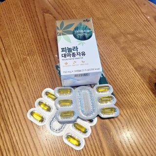 nfp 피놀라 대마종자유 — 5점을 준 리뷰어가 2021년 5월 올린 사용 사진
