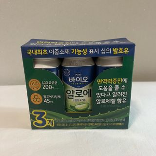 LIVE 매일바이오 알로에 드링킹 요거트 — 4점을 준 리뷰어가 2022년 4월 올린 사용 사진