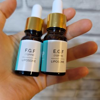 랑팡 EGF+FGF 10ppm 리포좀 앰플 원액 10ml — 5점을 준 리뷰어가 2021년 12월 올린 사용 사진