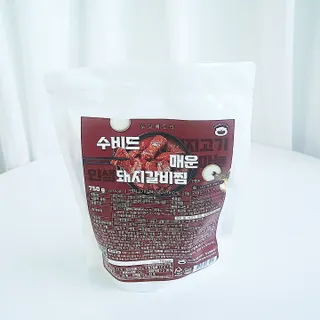 [푸딩팩토리] 대구 동인동식 수비드 매운돼지갈비찜 750g_국내산 돼지고기, 마늘듬뿍 동인동식 찜갈비 — 4.5점을 준 리뷰어가 2022년 8월 올린 사용 사진