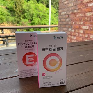 인디닥터 면역 생생 핑크 이뮨 젤리 + 타이탄 BCAA 프로틴 젤리스틱 — 3점을 준 리뷰어가 2022년 5월 올린 사용 사진
