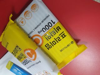 서울약사신협 프리미엄비타민C1000_2.5G x 100포 — 5점을 준 리뷰어가 2020년 12월 올린 사용 사진