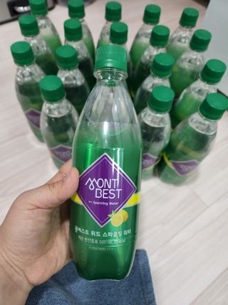 몽베스트 Montbest with Sparkling water Lemon OR Lime 20병(랜덤) — 5점을 준 리뷰어가 2022년 5월 올린 사용 사진