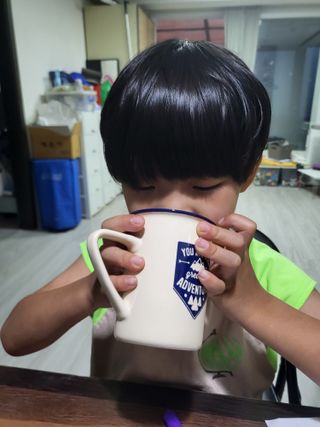국민바이오 약콩두유 — 4점을 준 리뷰어가 2022년 6월 올린 사용 사진