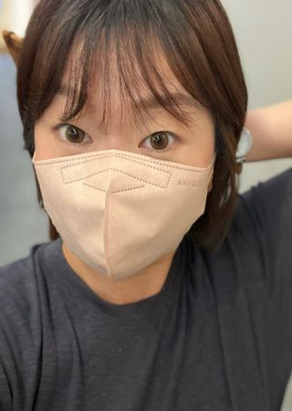 [애니가드] 셋업 메베마스크라이트  (대형 4컬러 + 중형 4컬러) — 5점을 준 리뷰어가 2022년 6월 올린 사용 사진